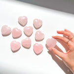 CORAZÓN DE CUARZO ROSA
