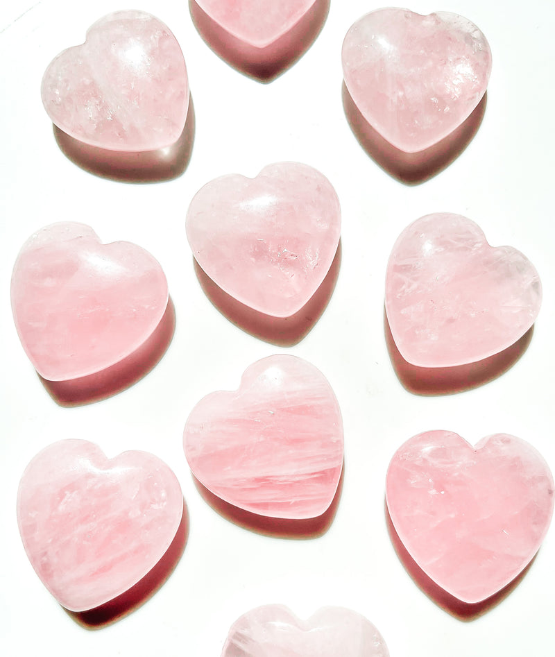 CORAZÓN DE CUARZO ROSA