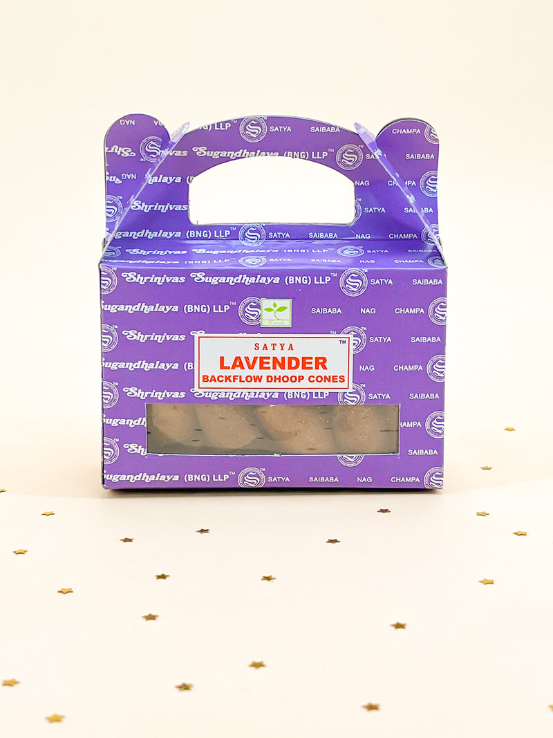 CONOS DE INCIENSO DE LAVANDA PARA CASCADA